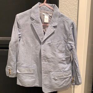 Used Janie and Jack size 5, boys, light blue blazer